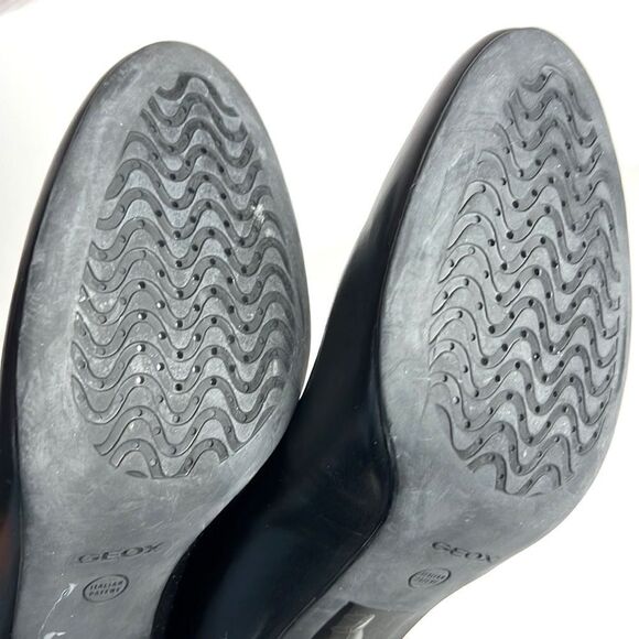 NWB GEOX Respira D Marian/D24Q3R Classic Black Leather Pumps US 9 - Picture 10 of 15